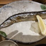 ２日連続、秋刀魚の塩焼き。秋の食べ物美味しいな。（やよい軒）